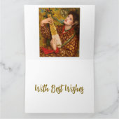 Kerstman Kerstmisslee Rendier Kaart (Binnen)