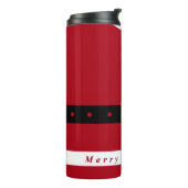 Kerstman Kerstmisthermale Tumbler Thermosbeker (Gedraaid links)