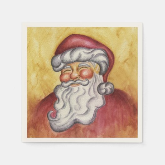 Kerstman Kerstmuts Servetten (Voorkant)