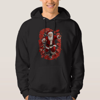 Kerstman Kerstmuurbreker Hoodie