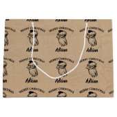 Kerstman kerstnaam Kraft Groot Cadeauzakje (Voorkant)