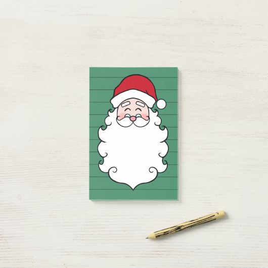 Kerstman Kerstpost Het Noteert Gift Post-it® Notes (Op bureau)