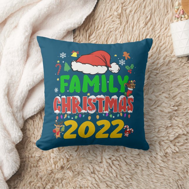 Kerstman kerstteam 2022, Santa Elf Squa Kussen (Deken)