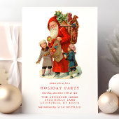  kerstman Kinder feestdag Kaart