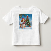 kerstman kinder shirts (Voorkant)
