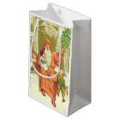  kerstman klein cadeauzakje (Voorkant Gekanteld)