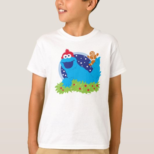 Kerstman Koekiemonster T-shirt (Voorkant)