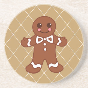 Kerstman Koekje Onderzetter