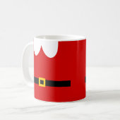 kerstman koffiemok (Voorkant links)