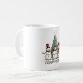 kerstman koffiemok (Voorkant links)