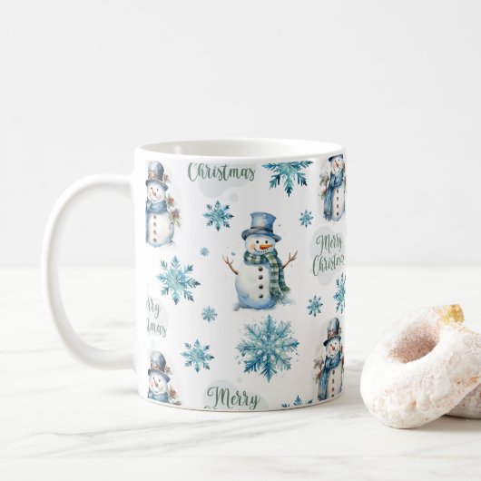 Kerstman Koffiemok (Met donut)