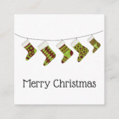 Kerstman Kousen Budget Informatiekaartje (Voorkant)