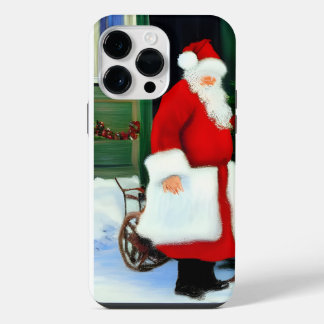 Kerstman Kunstwerk iPhone 14 Pro Max Hoesje
