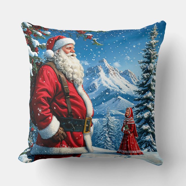 Kerstman Kussen (Voorkant)