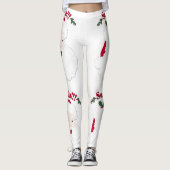 kerstman leggings (Voorkant)