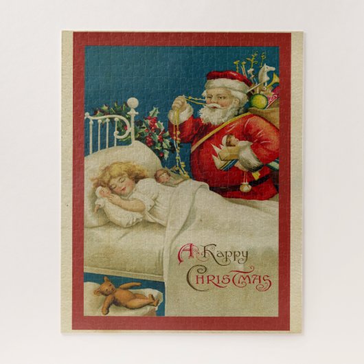  kerstman legpuzzel (Verticaal)