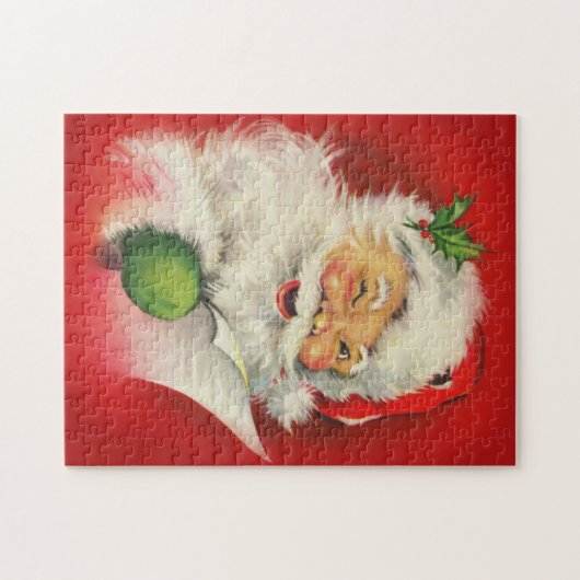 kerstman legpuzzel (Horizontaal)