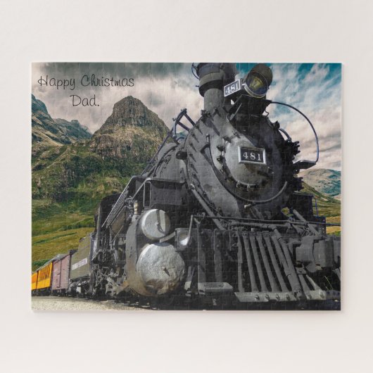 Kerstman. Legpuzzel (Horizontaal)