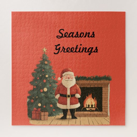 kerstman legpuzzel (Verticaal)