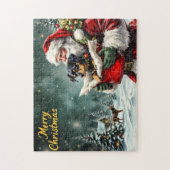 Kerstman Legpuzzel (Verticaal)