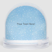 Kerstman levert Cadeaus Sneeuwbol (Achterkant)