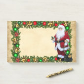 Kerstman, Lijst met kerstmis Post-it® Notes (Op bureau)