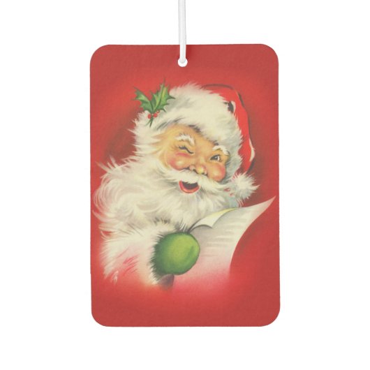  kerstman luchtverfrisser (Voorkant)