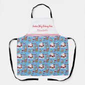 Kerstman met bosdieren schort (Voorkant)