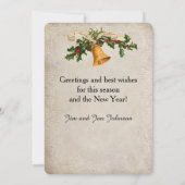  Kerstman met Cadeaus Feestdagenkaart (Achterkant)