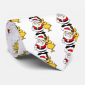 Kerstman met deer stropdas (Opgerold)