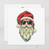 kerstman met een bril kaart (Voorkant / Achterkant)