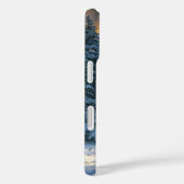 Kerstman met één paard Sleigh Case-Mate iPhone Case (Achterkant / Rechts)