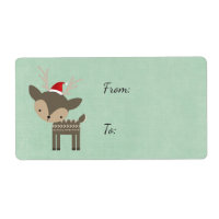 Kerstman met een rode kerstman met een hoge rek