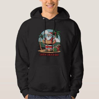 Kerstman met een Twist – Stranddag Hoodie