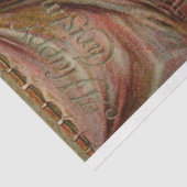 kerstman met gelukkige kinderen tissuepapier (Detail)