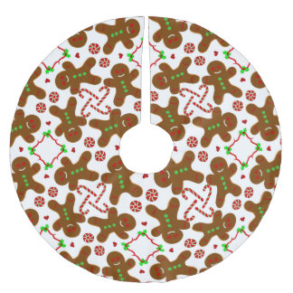 kerstman met gingerbrood, persoonlijk aanpasbaar kerstboom rok
