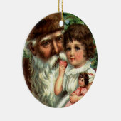  Kerstman met Girl Keepomwille Ornament (Rechts)