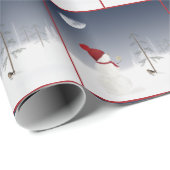 kerstman met Gold Star Cadeaupapier (Rol Hoek)