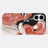 Kerstman met Herinneringsstring op Vinger Case-Mate iPhone Case (Achterkant (horizontaal))