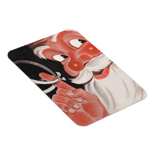  Kerstman met Herinneringsstring op Vinger Magneet (Rechterzijde)