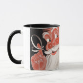  Kerstman met Herinneringsstring op Vinger Mok (Links)