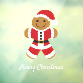 Kerstman met kerstman raamsticker (Vel 3)