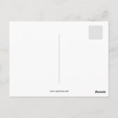 kerstman met kind en kerstwens briefkaart (Achterkant)