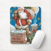  Kerstman met maan Muismat (Met muis)