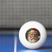Kerstman met maretak pingpongballen (Net)