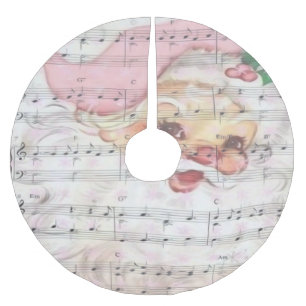  kerstman met Muzieknoten Kerstboom Rok