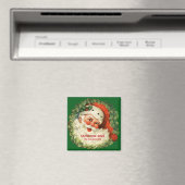 kerstman met pijnlijke kerstmis magneet (Insitu (Vaatwasser))