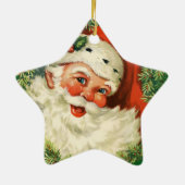  kerstman met ringzegen keramisch ornament (Achterkant)