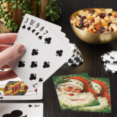 kerstman met ringzegen pokerkaarten (Insitu)