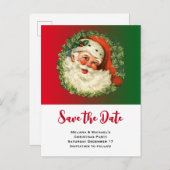  kerstman met ringzegen uitnodiging briefkaart (Voorkant / Achterkant)